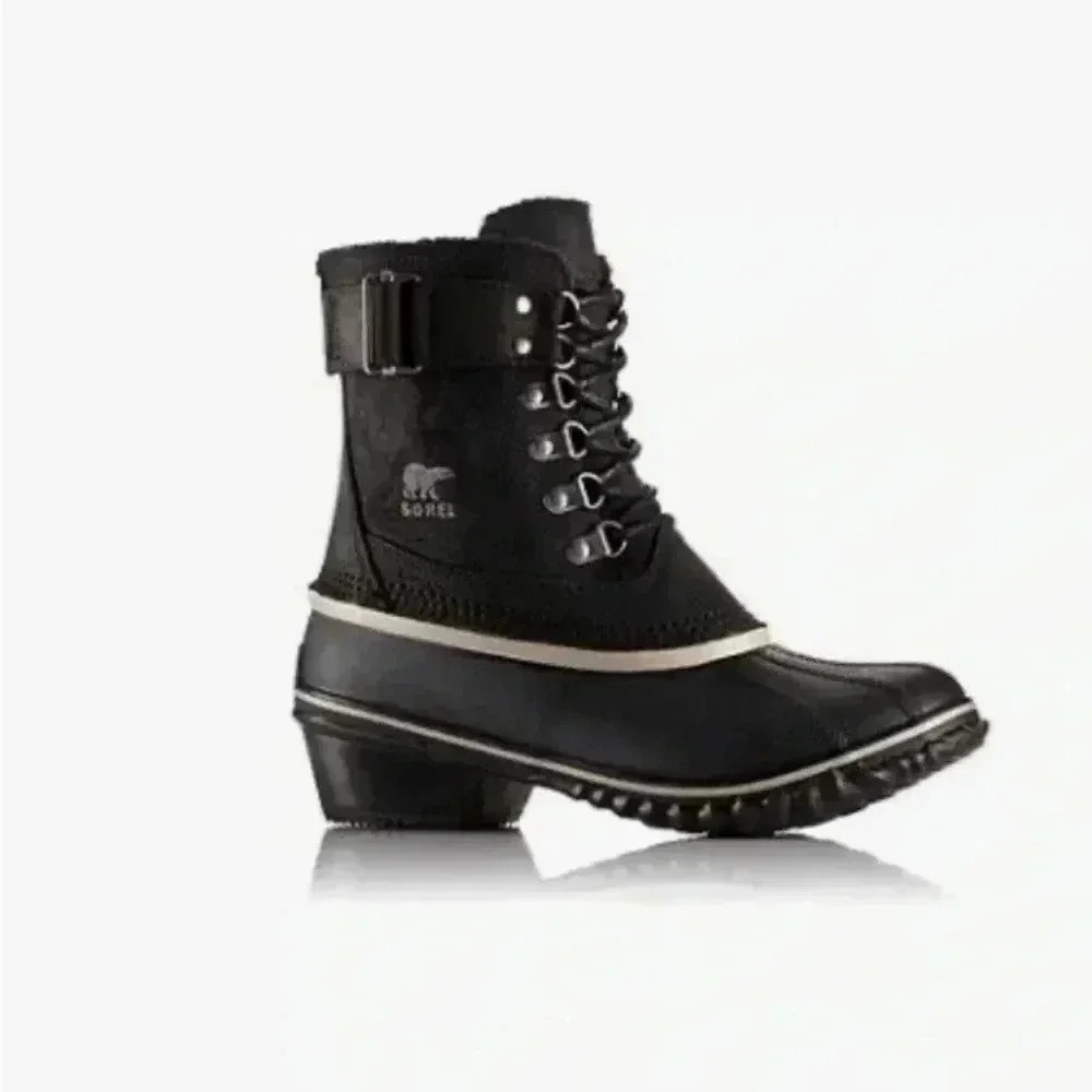 Sorel Winter Ankle Fancy Lace  Boots Sz 10